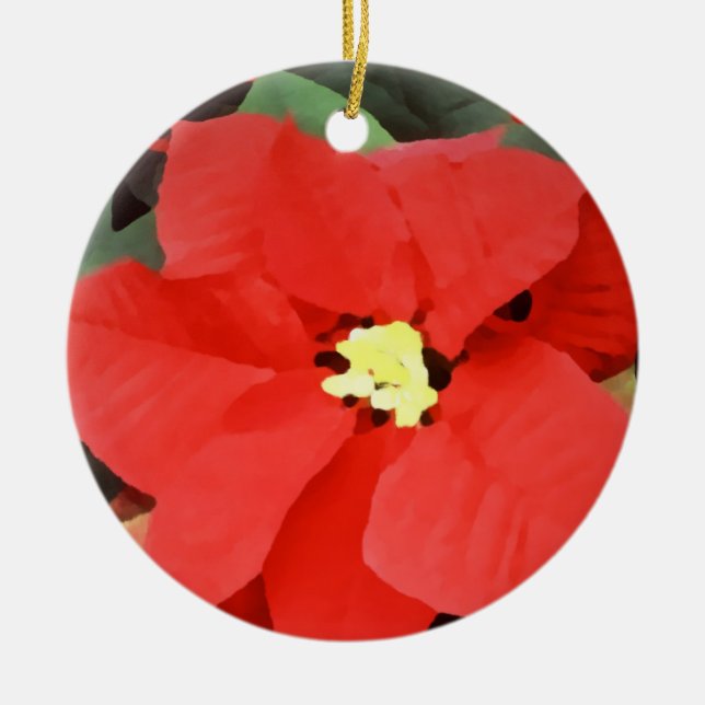 Noche Buena julprydnad Julgransprydnad Keramik (Framsidan)