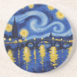 Noche estrellada sobre el rio underlägg