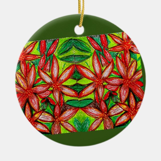 Noches Buenas Julgransprydnad Keramik (Framsidan)