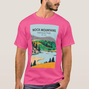 Nock Mountas nationalpark Sjö Windeben Österrike T Shirt