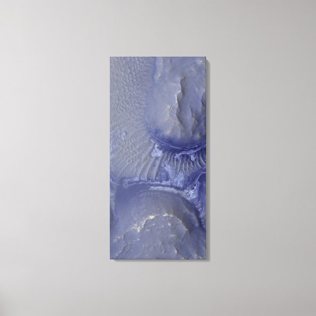 Noctis Labyrinthus formation på Mars Canvastryck (Framsida)