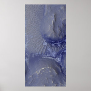 Noctis Labyrinthus formation på Mars Poster