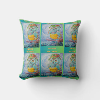 NOCTURNAL GOSSIPER throw pillow Kudde