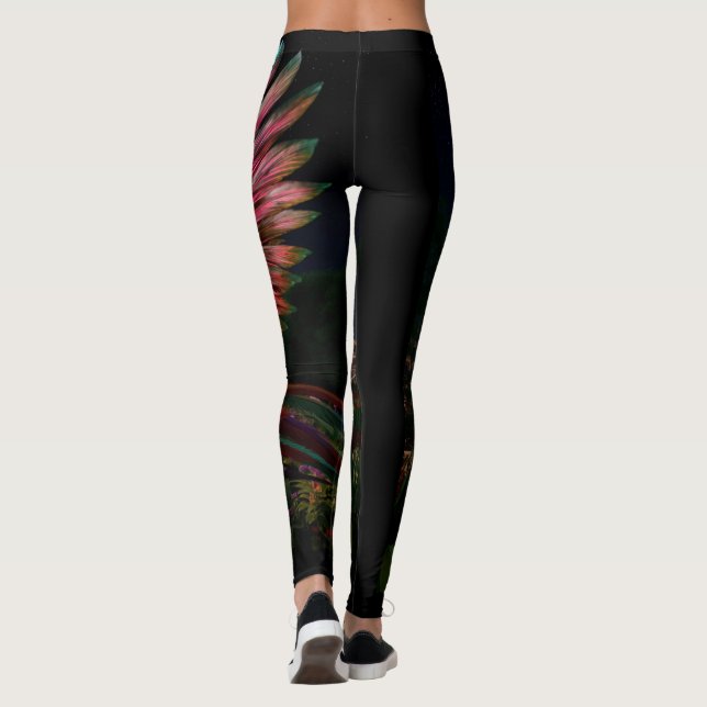 Nocturnal Pheasant Over the Pyramid Leggings (Baksida)