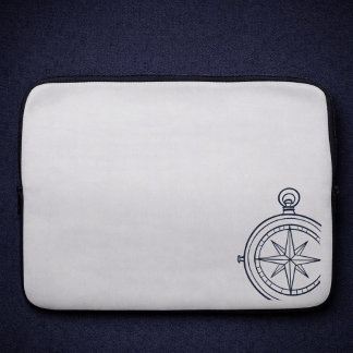 Nocturnal Study dark academia compass Laptop Fodral