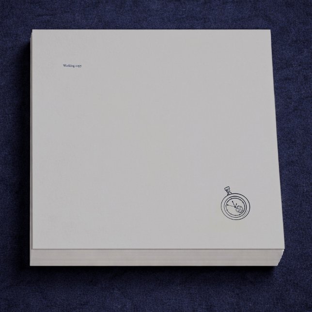 Nocturnal Study dark academia Pocket Watch    Post-it Block (Skapare uppladdad)