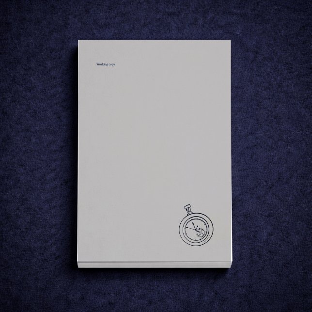 Nocturnal Study dark academia Pocket Watch    Post-it Block (Skapare uppladdad)