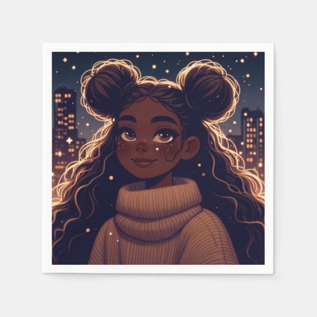 Nocturne Hue Pappersservett (Framsidan)