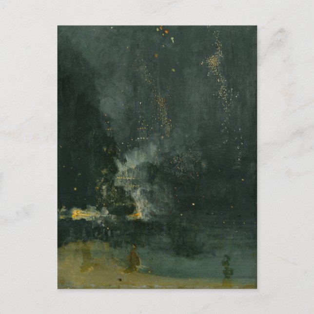 Nocturne i Svarta och Guld, Fallraketen Vykort (Framsida)