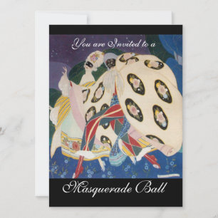 NOCTURNE MED MASKER ,MARDI GRAS MASQUERADEBAL INBJUDNINGAR