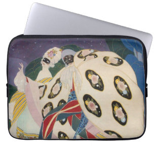 NOCTURNE MED MASKS/Art Deco Venetian Masqueraad Laptop Fodral