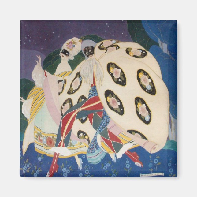 NOCTURNE MED MASKS/Venetian Masqueraad Magnet (Framsidan)