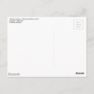 "Nocturne Oblivion" / "Olvido nocturno" Vykort