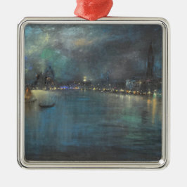 Nocturne of Venice (av Glenn Cooper Henshaw) Julgransprydnad Metall