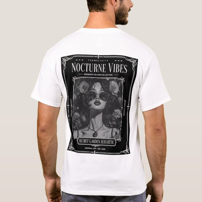 Nocturne Vibes Secret Garden T Shirt (Baksida)