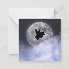 Nocvändal Flies Grisar Anteckningskort