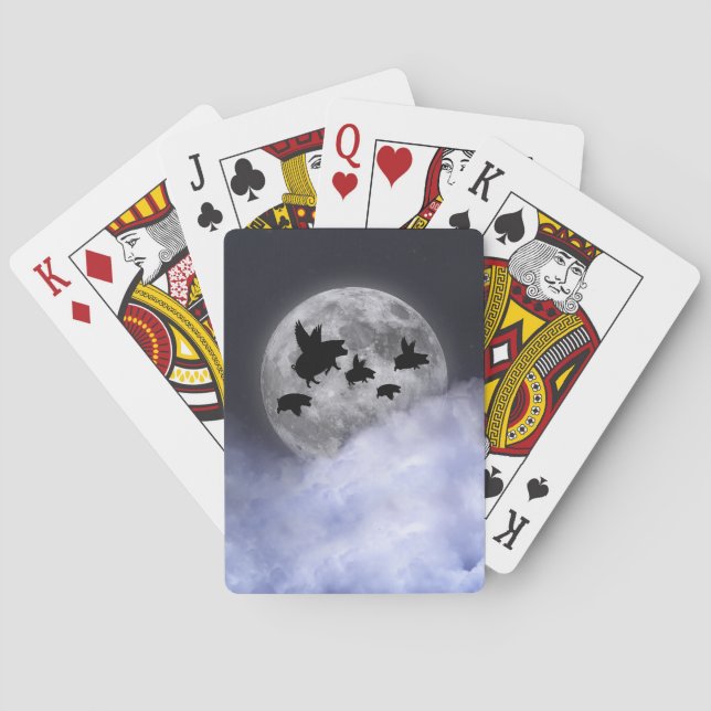 Nocvändal Flies Grisar Casinokort (Baksidan)