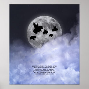 Nocvändal Flies Grisar Poster