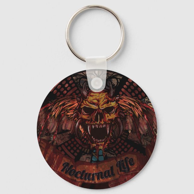 Nocvändal Life Skull Nyckelring (Framsida)