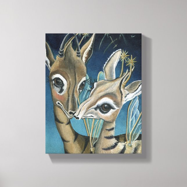 "Nocvändal Nuzzles at Nightfall" Canvastryck (Framsida)