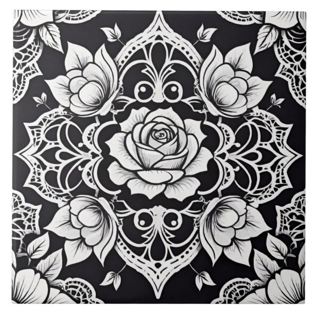 Nocvändal Snöre Kakelplatta (Framsidan)