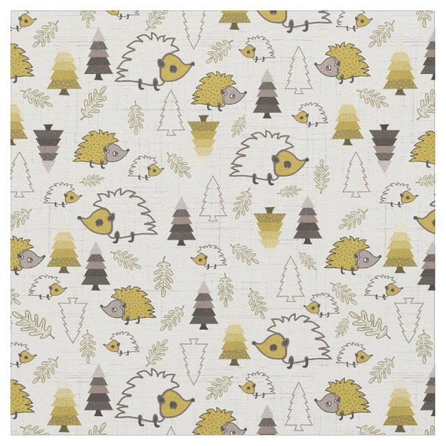 Nocvert al Hedgehogs Roligt Nigh Vision  Tyg (Närbild)