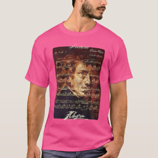 Nocvert Op. 9 Nr. 2 Frederic Chopin Namnteckning p T Shirt
