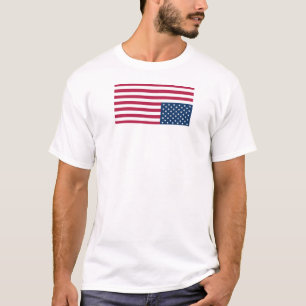 nöd flagga upp och ned t shirt