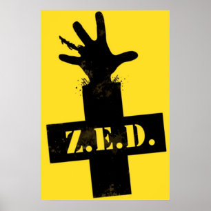 Nöd- försvar för Zombie - "KASSASKÅPZON ", Poster