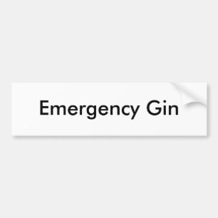 Nöd- Gin Bildekal