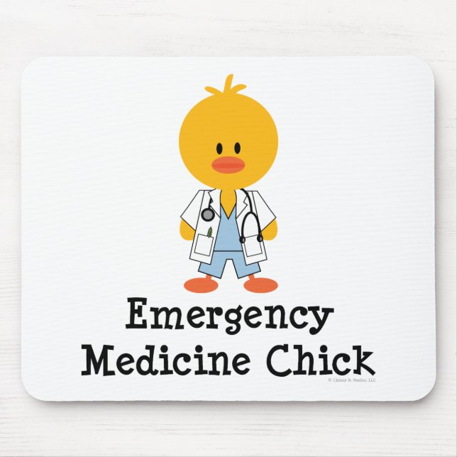 Nöd- medicinchick Mousepad Musmatta (Framsidan)