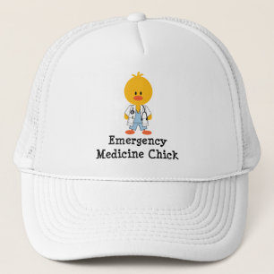 Nöd- medicinchickhatt truckerkeps