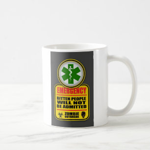 Nöd- Zombieapokalypsmugg Kaffemugg
