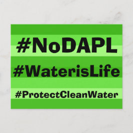 NoDAPL-vykort Vykort