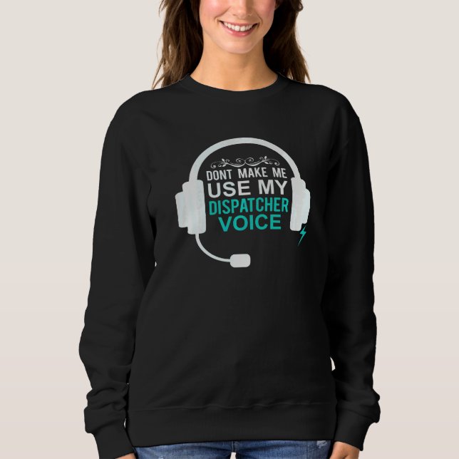 Nödcentraloperatör Dag 911 Operatörsteam Nödsändni T Shirt (Framsida)