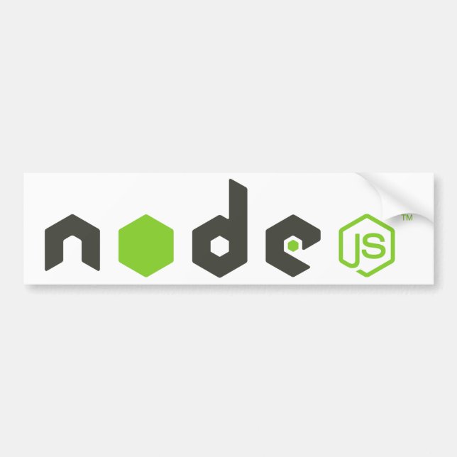 NodeJS! Bildekal (Framsidan)