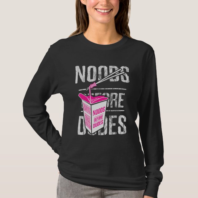 Noder före Dudes Noodles Feminist 2 T Shirt (Framsida)