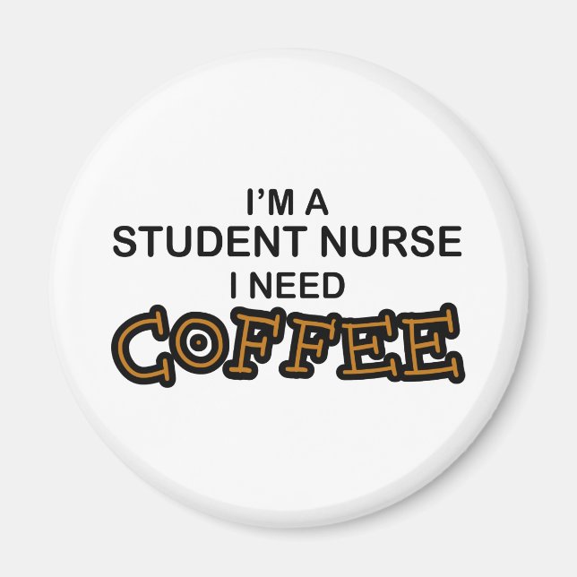 Nödkaffe - Student Nurse Magnet (Framsidan)