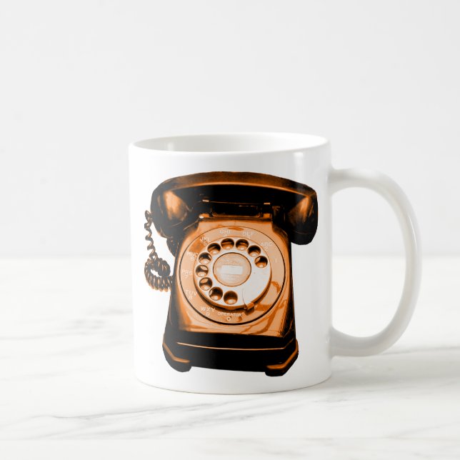 Nödlina Orange Kaffemugg (Höger)