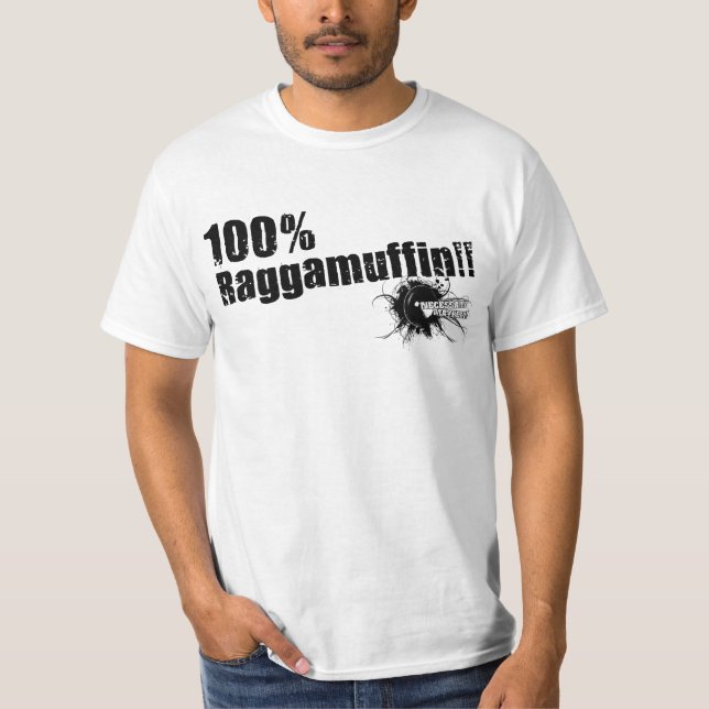 Nödvändig förödelse Raggamuffin 100%! Skjorta T Shirt (Framsida)