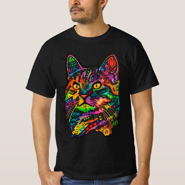 Nödvändig katt t shirt (Framsida)