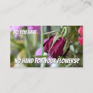 Nödvändig kompetens inom blomsterflorismen visitkort