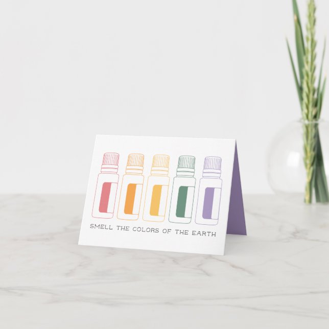 Nödvändig kund för oljaflaskatack kort (Framsida)