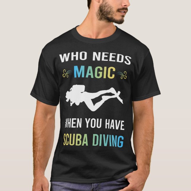 Nödvändig magisk Dyka Diver T Shirt (Framsida)