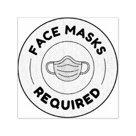 Nödvändiga ansikte-masker - självbläckande gummi F Självfärgande Stämpel