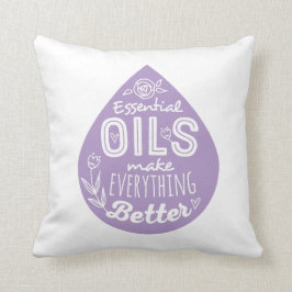 Nödvändiga oljor gör allt bättre olja att tappa kudde