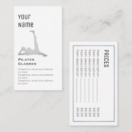 "Nödvändiga" Pilates prisa kort