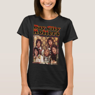 Nödvändiga presenter Band Bay City Rollers Music S T Shirt