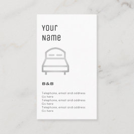 "Nödvändiga" prisa kort för B&B