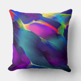 Nödvändighet och färgad, blått dominerar kudde